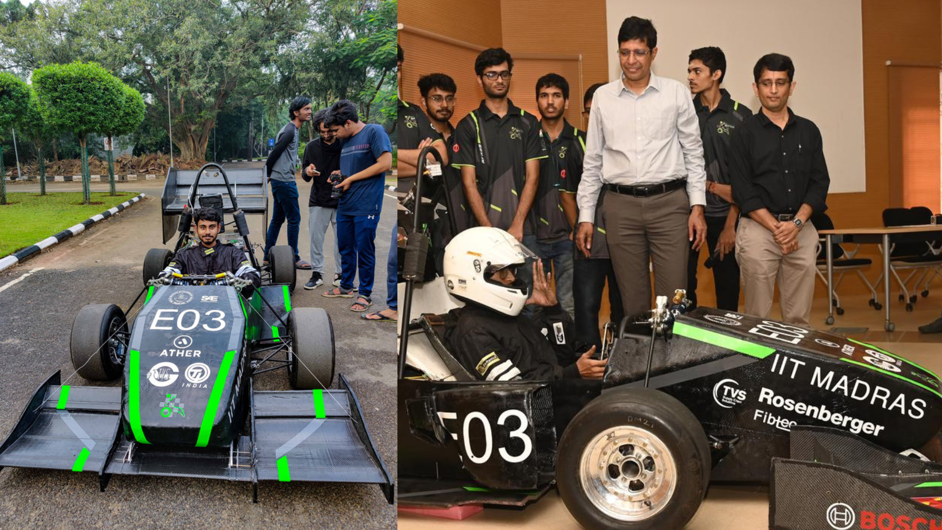 First Electric Formula Racing Car unveiled by IIT Madras students team “Raftar Formula”