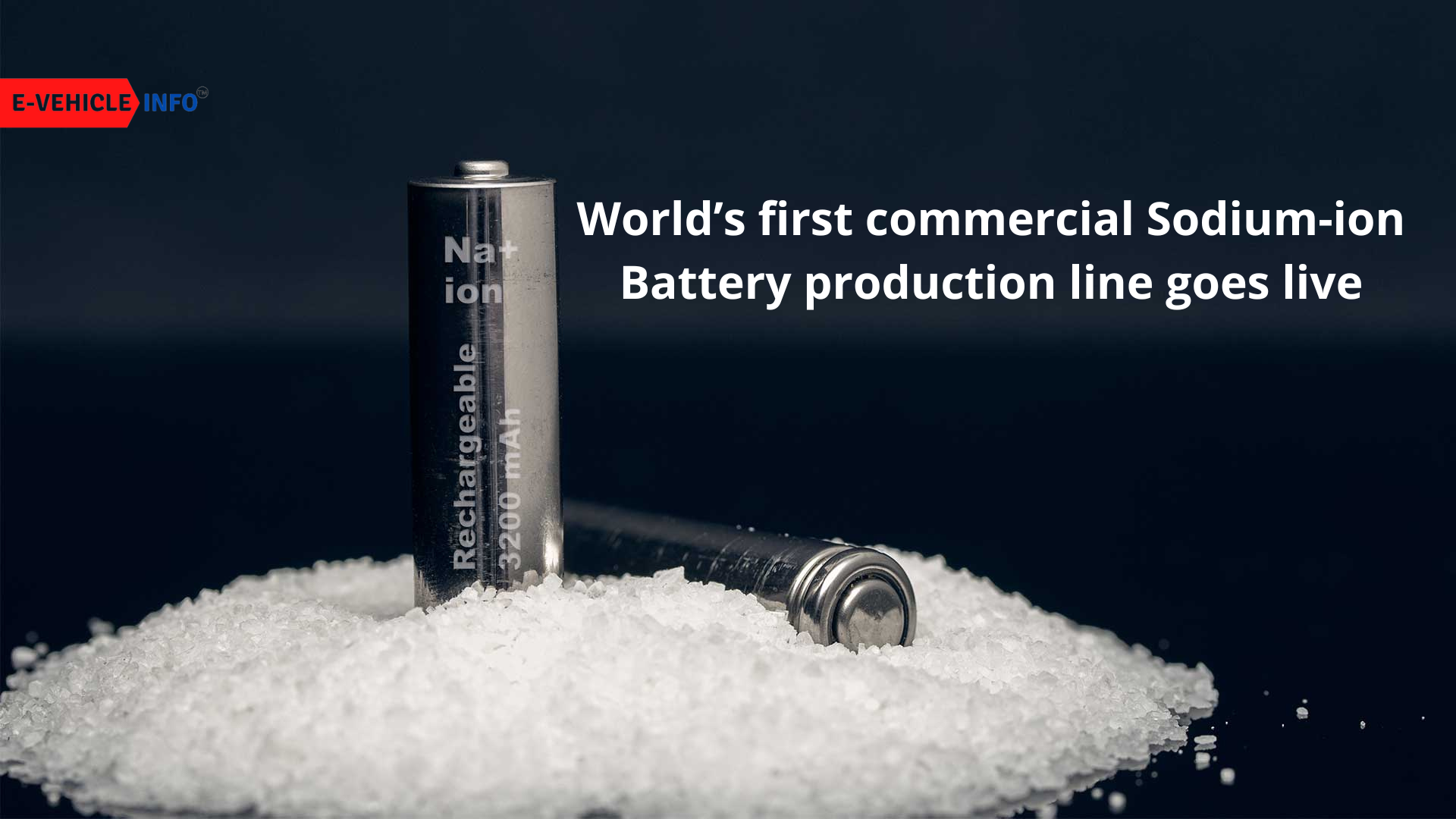 World’s first Commercial Sodium-ion Battery production line goes live