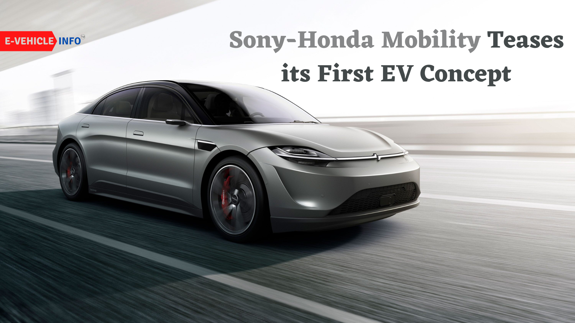 Sony-Honda Mobility Teases its First EV Concept ahead of unveil at Consumer Electronics Show