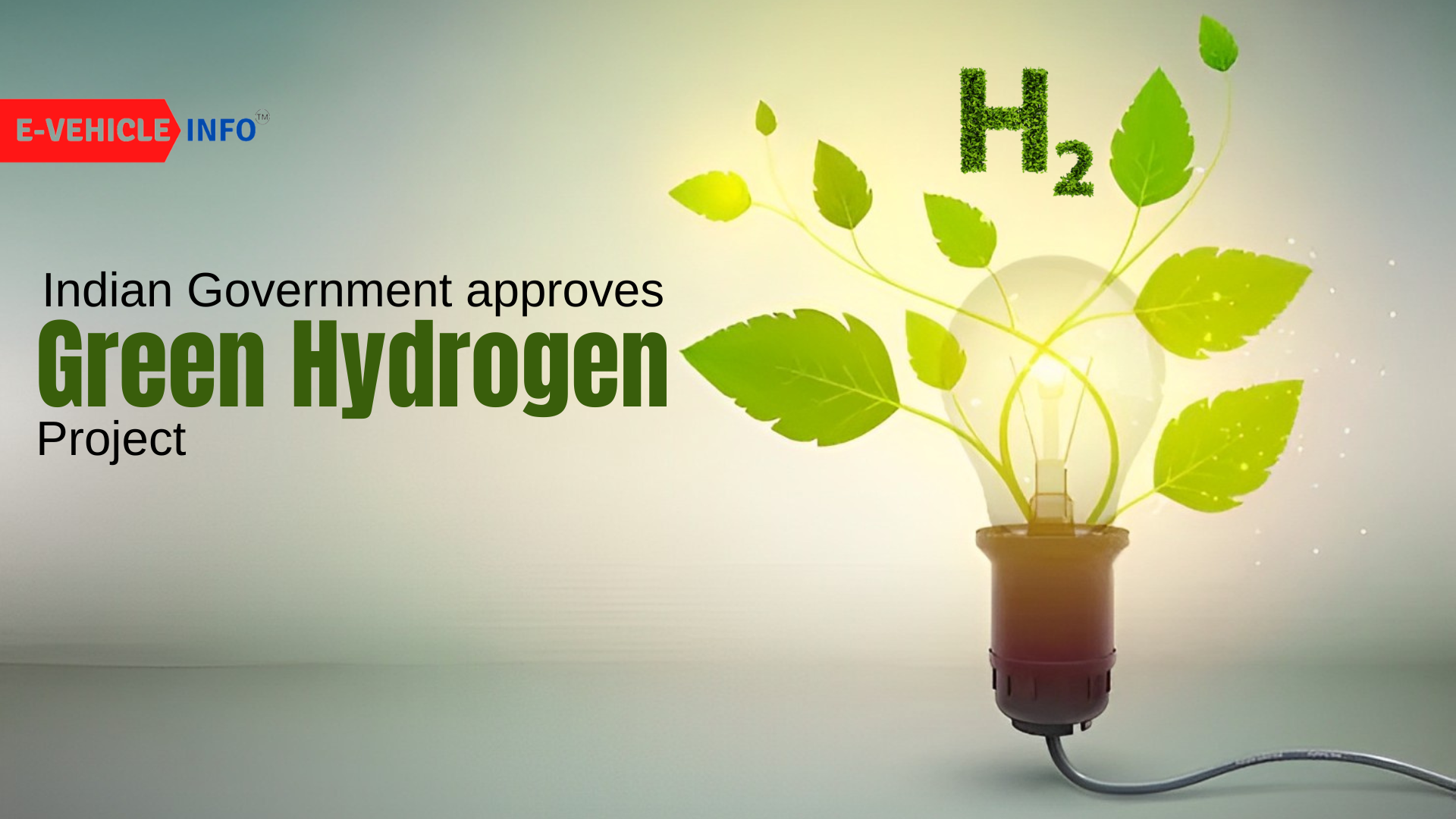 Indian government approves a 190 billion Green Hydrogen Project