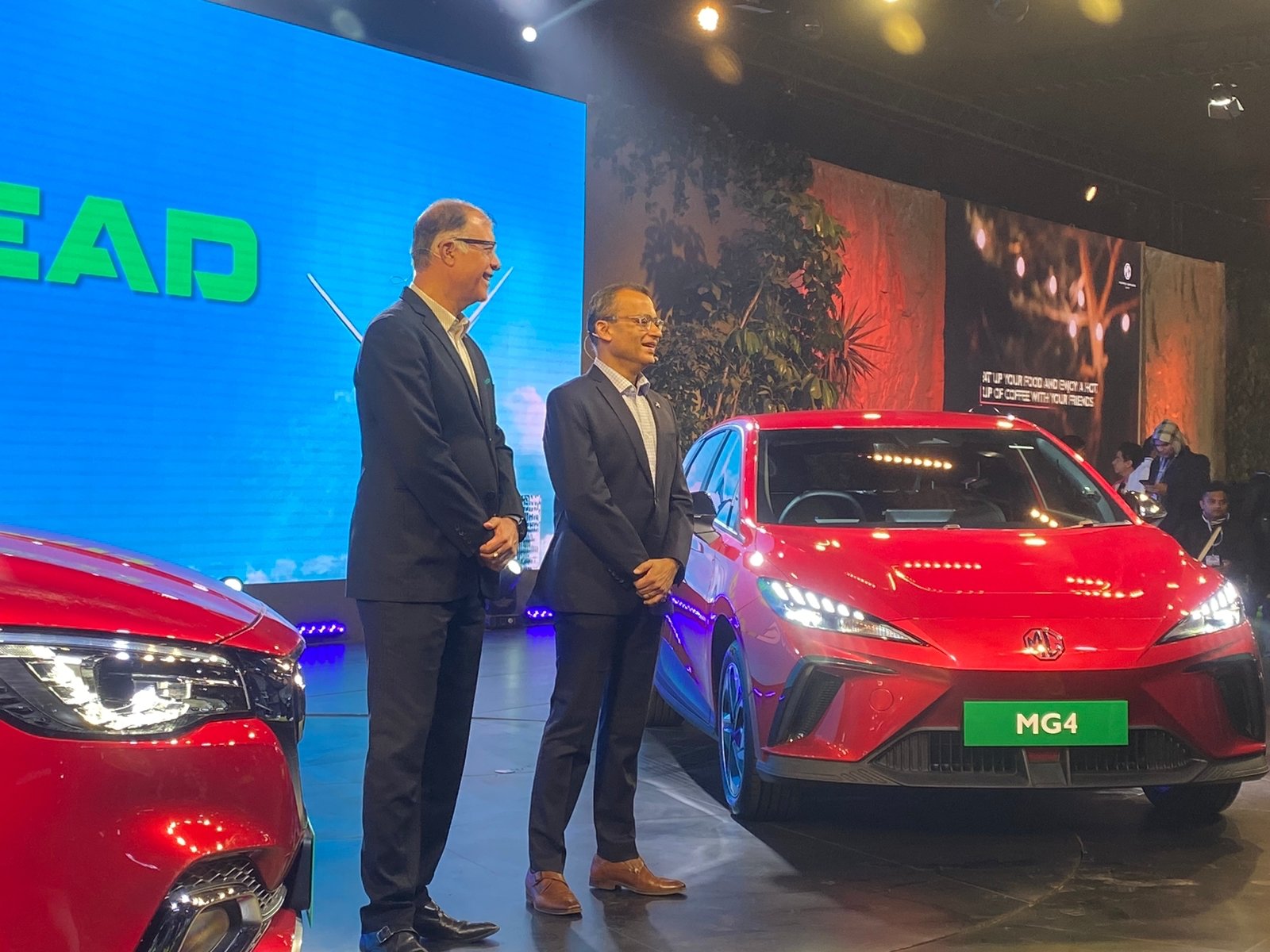 MG Showcased MG4 Electric Hatchback At Auto Expo 2023