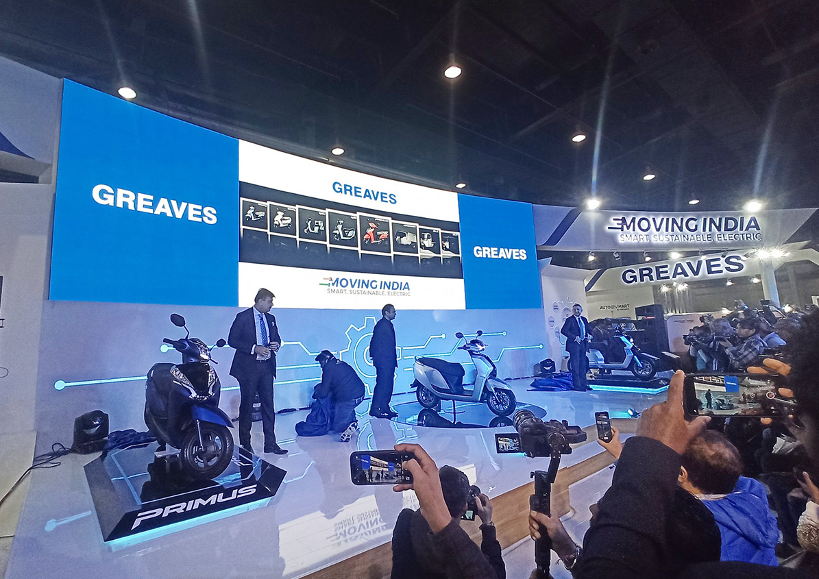 Greaves Electric launched 6 New EVs: Electric Scooter Primus, NXG and NXU, & E3W  Aero Vision, ELP and ELC