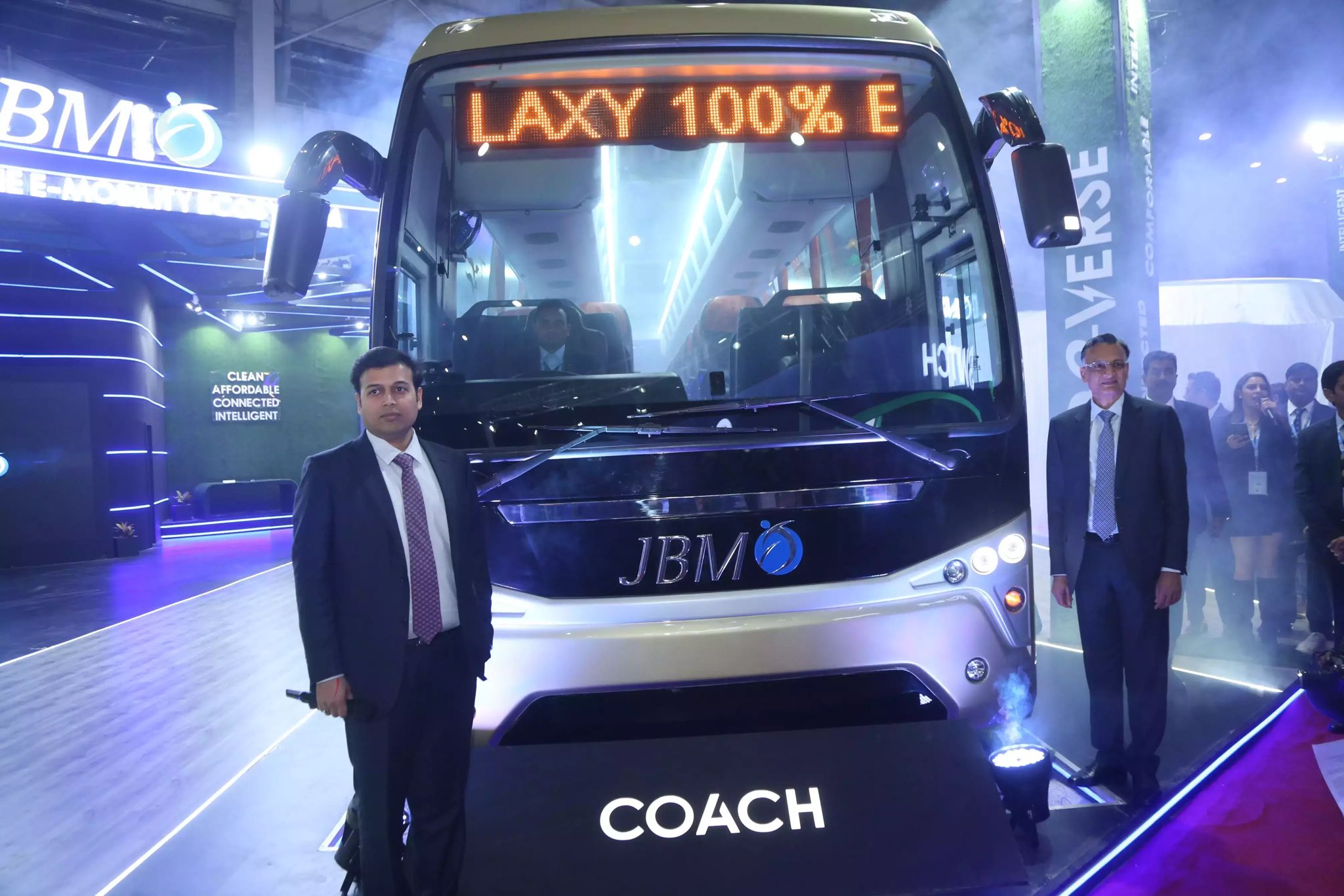 JBM Auto launched First Self-Designed and Self-Manufactured Electric Luxury Coach Bus ‘Galaxy’