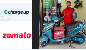 CHARGEUP PARTNERS WITH ZOMATO FOR EMISSIONFREE FOOD DELIVERIES IN INDIA