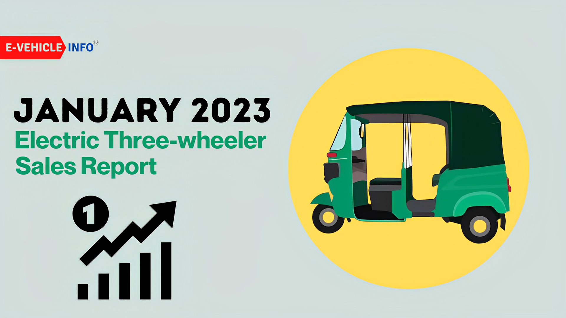 Electric Three Wheelers  Sales Report: January 2023