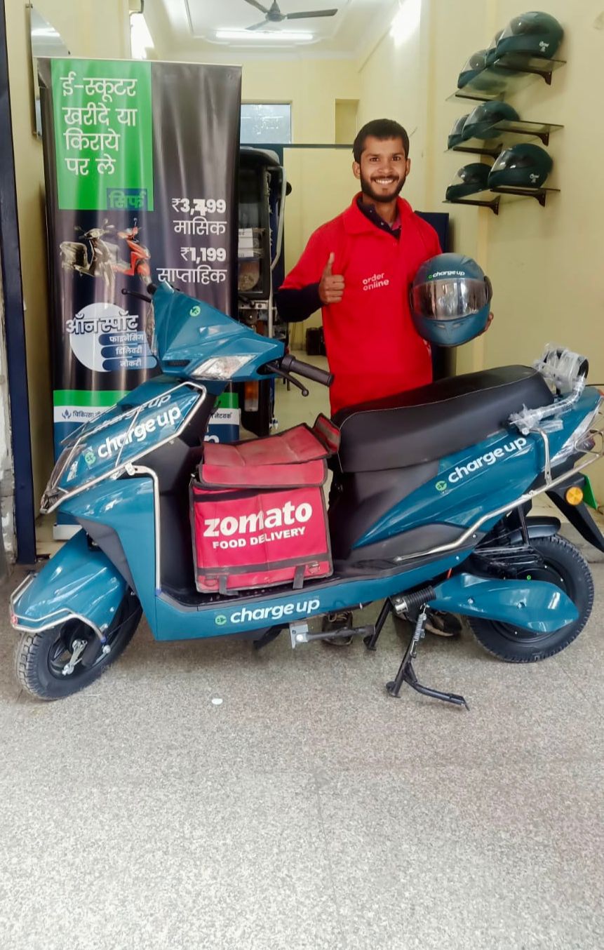 Chargeup Partners with Zomato for Emission-Free Food Deliveries in India 