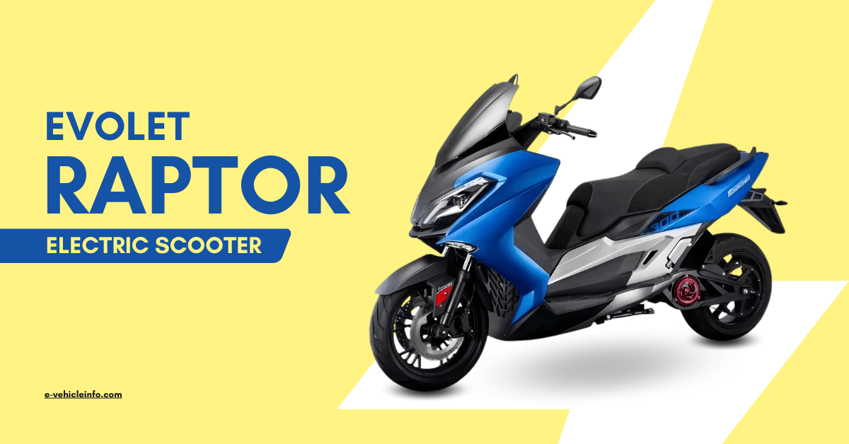Evolet Raptor Electric Cruiser Price, Range and Spcecifcations
