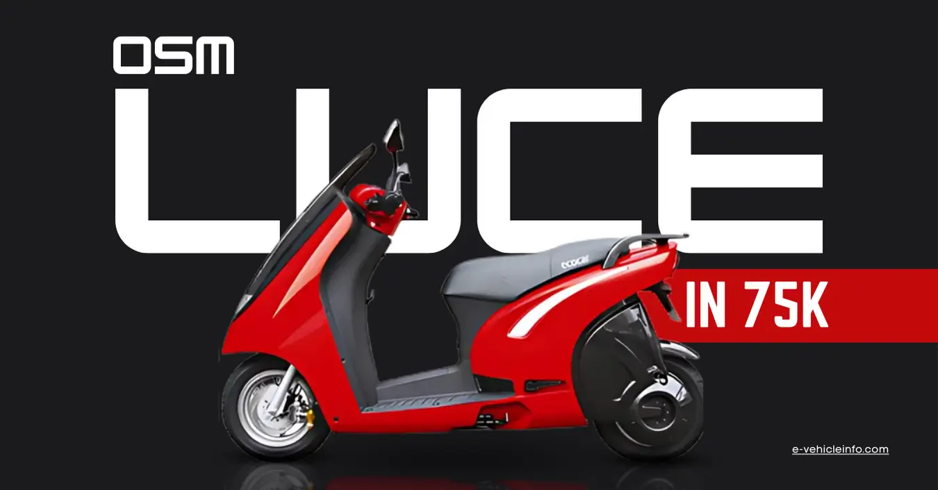 OSM LUCE Electric Scooter: 150km Range, Launch Soon