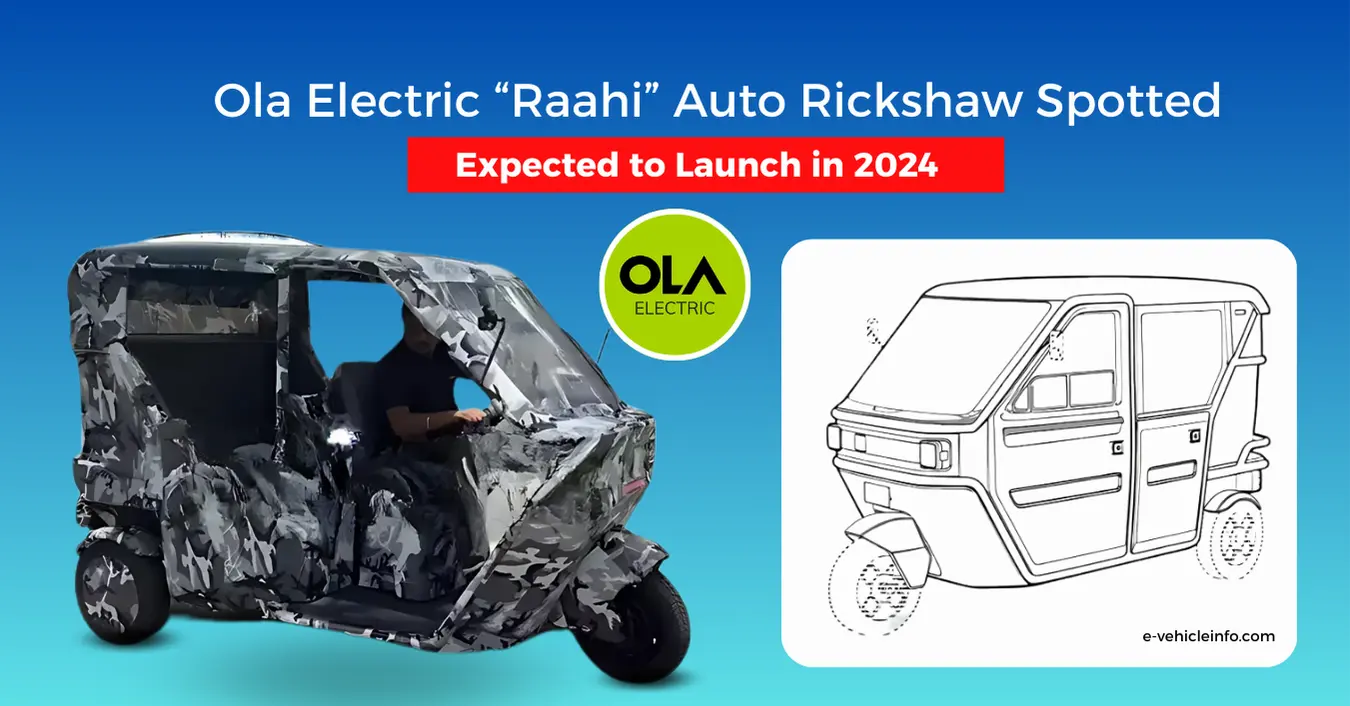 Ola Electric “Raahi” Auto Rickshaw Spotted Testing in India, for the first time