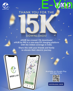 eHUB by MG app crosses 15,000 downloads in less than two months