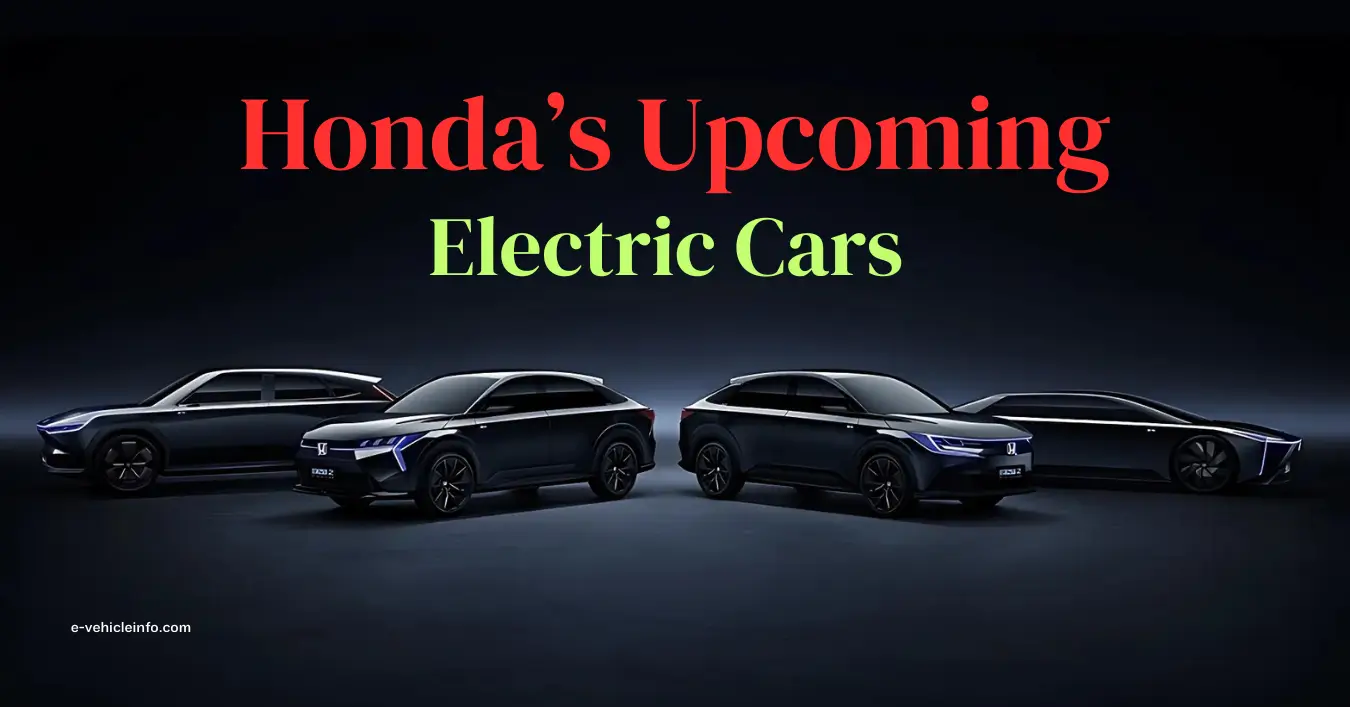 Top 6 Honda’s Upcoming Electric Cars, will be launched by 2027