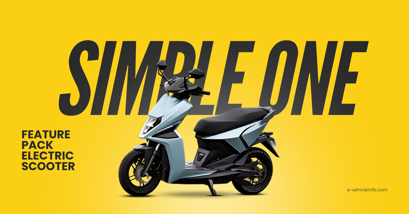 Simple One: High Range & Feature-Packed  Electric Scooter in India