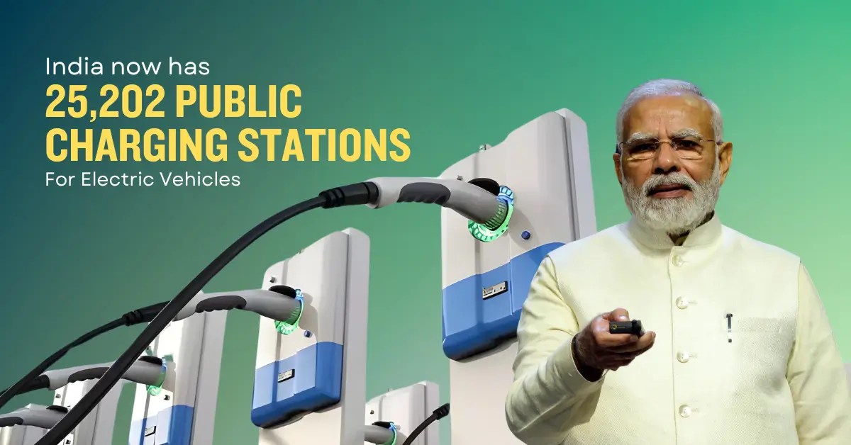 India has 25,202 Public Charging Stations for Electric Vehicles: GOI