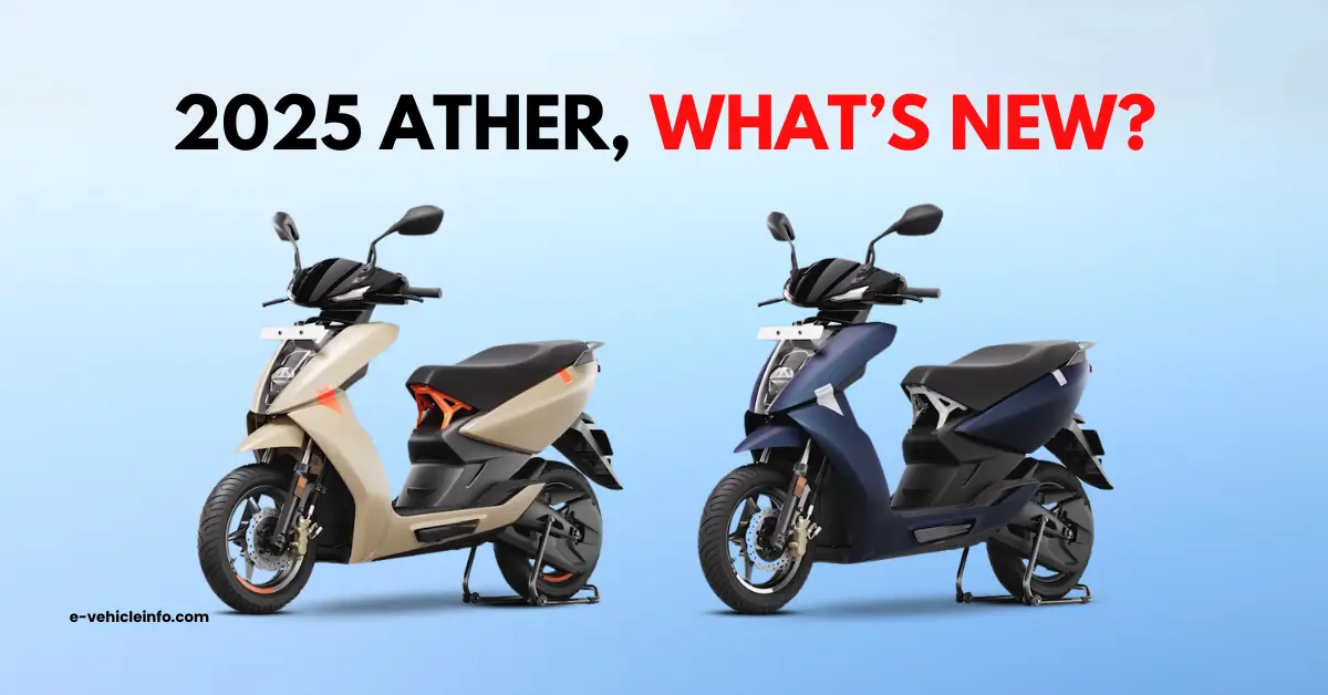 2025 Ather 450S, 450X, 450 Apex: What’s New Price and Specifications?