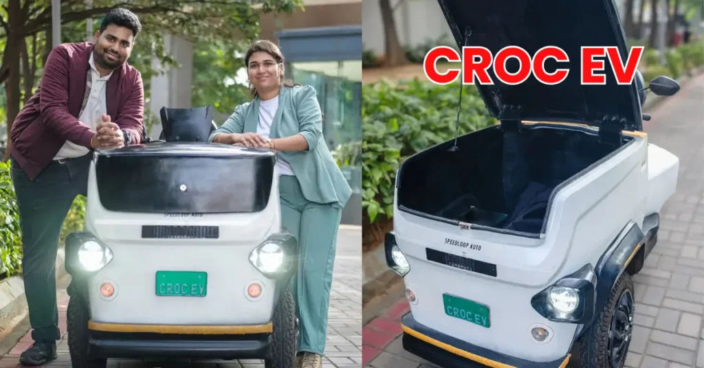 Speedloop Auto has launched CROC EV (RT100 Lite), Smart Electric Cargo Trike