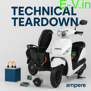 Inside Ampere’s Innovation Lab: First-Ever Technical Teardown of its Family Electric Scooter Revealed
