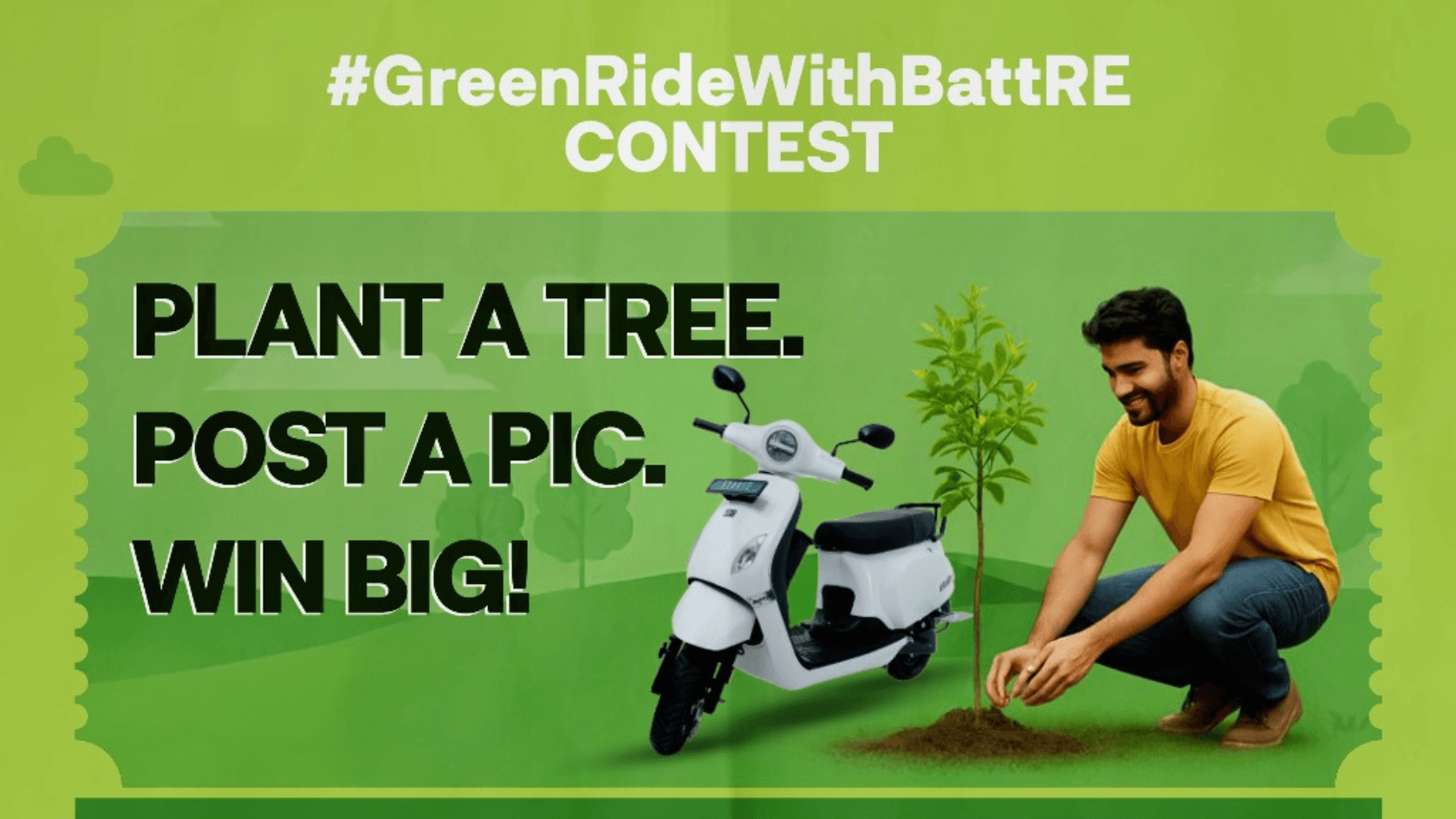 BattRE Electric Scooter Contest: Go Green, Ride Clean, Win Big