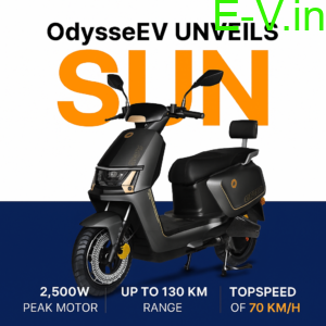 OdysseEV Unveils SUN High-Speed Electric Scooter: Power, Range, and Affordability for India’s Urban Roads