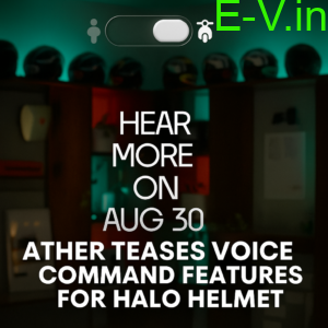Ather Teases Voice Command Features for Halo Helmet — A Glimpse Into the Future of Smart Riding
