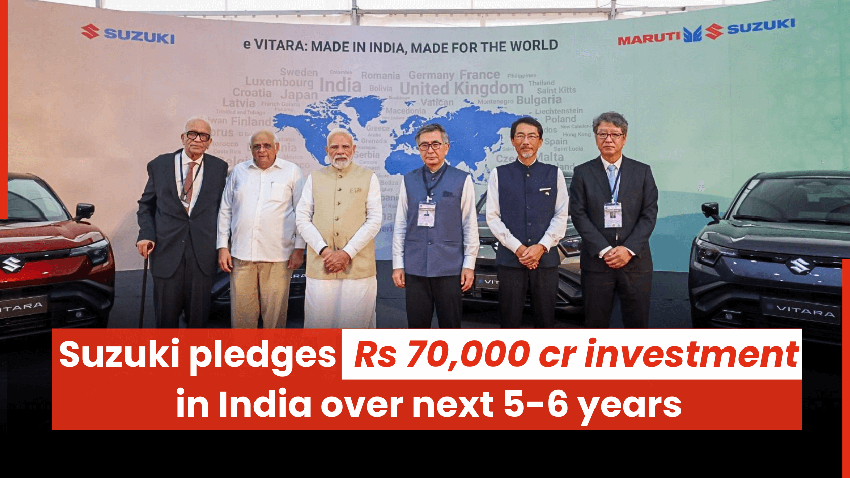 Suzuki’s ₹70,000 Crore EV Bet in India – Detailed Breakdown of Investments & Impact