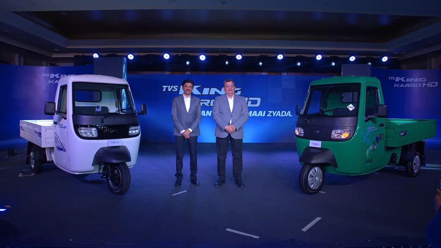 TVS Motor Launches King Kargo HD EV for Urban Cargo Mobility